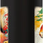 Bottella de agua aislada estilo japonés con ardilla de acero inoxidable