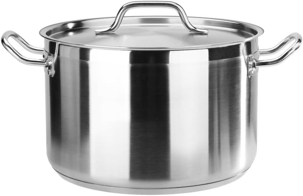 Olla Acero Inox 12qt Con Tapa