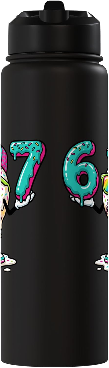 Botella de agua acero inoxidable aislada 67