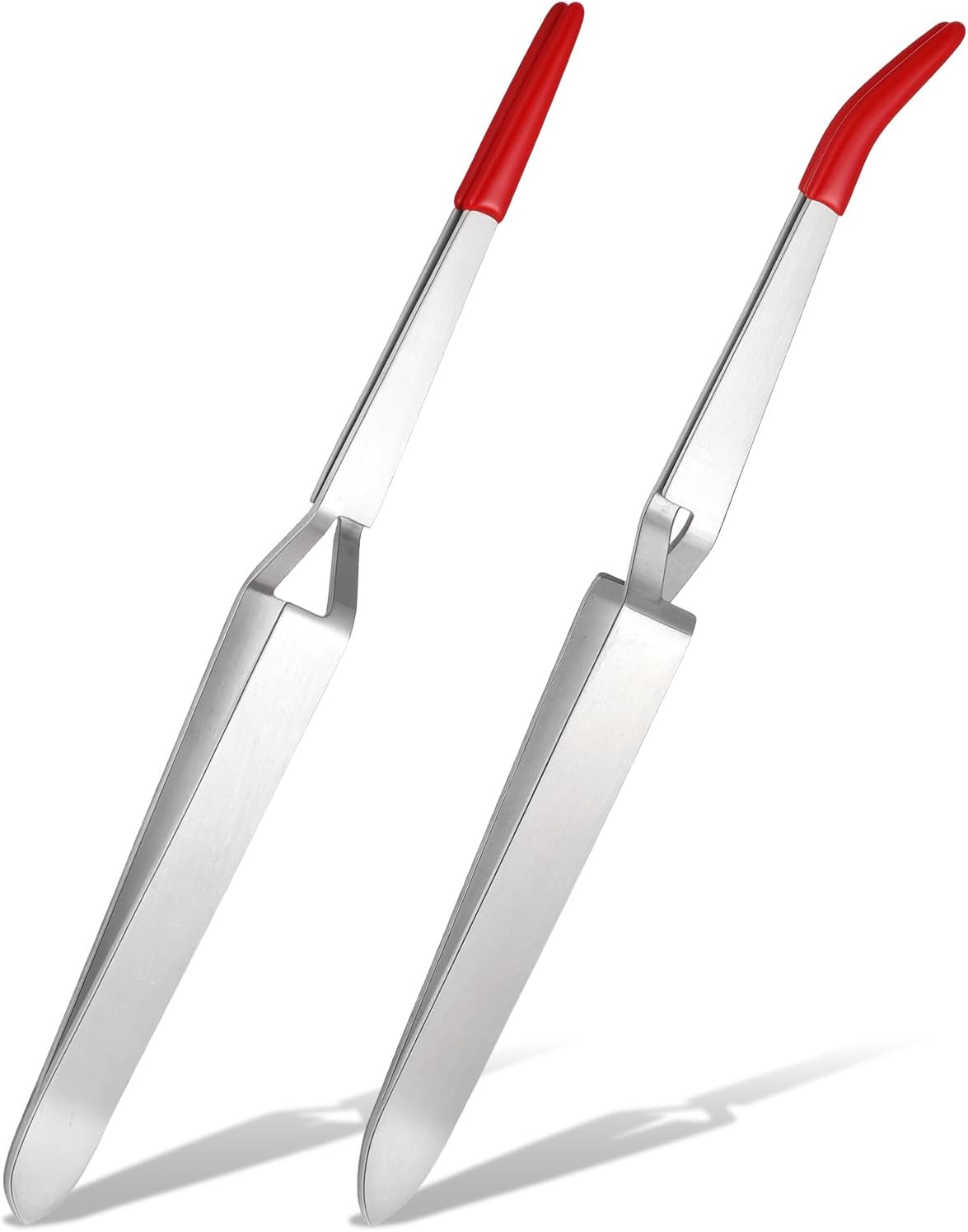 Pinzas inversas acero inox con punta goma para manualidades