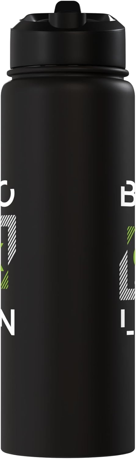 Botella agua acero inox aislada Brooklyn NYC