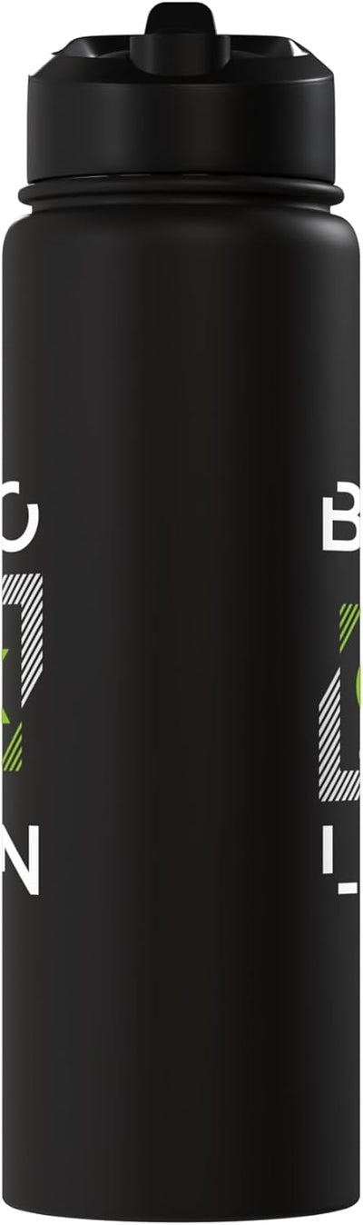 Botella agua acero inox aislada Brooklyn NYC