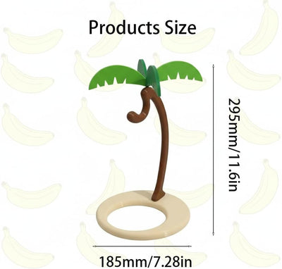 Colgador plátano con palmera soporte encimera decorativo