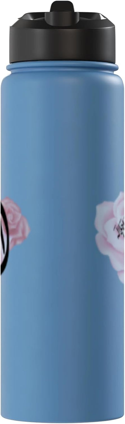 Botella de agua aislada con nombre de Allah en letra árabe
