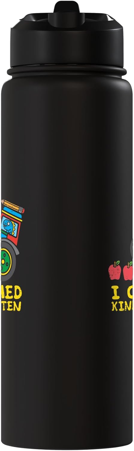 Botella de agua acero inoxidable para niños Tractor Apples