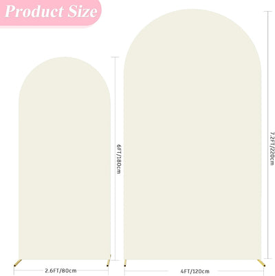Fundas arco boda spandex ajustado 7.2x6ft juego 2 decoracion fiesta