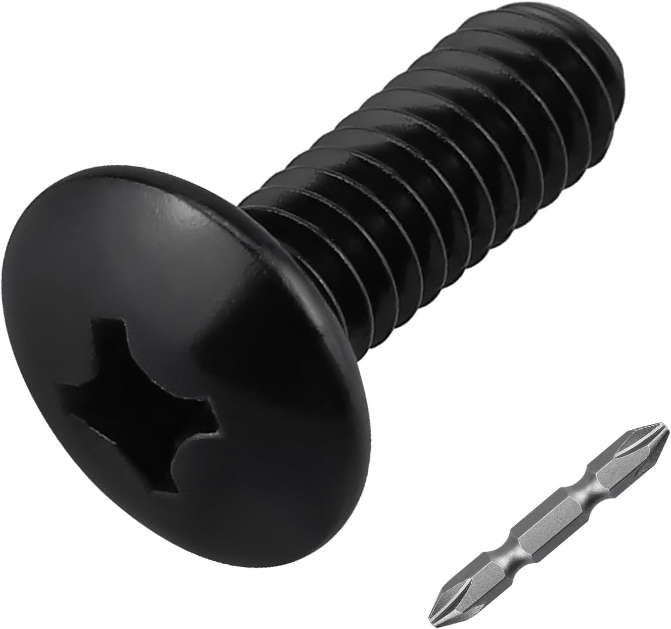 100 Pzas tornillos truss acero inox para cajones
