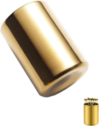 Tenedor frutas acero inox dorado para cocina y hogar 1 pza