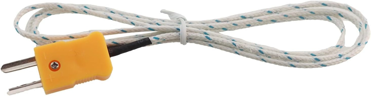 Sensor Termico K Tipo Alambre 4PCS -40 a 400°C Comp TM902C