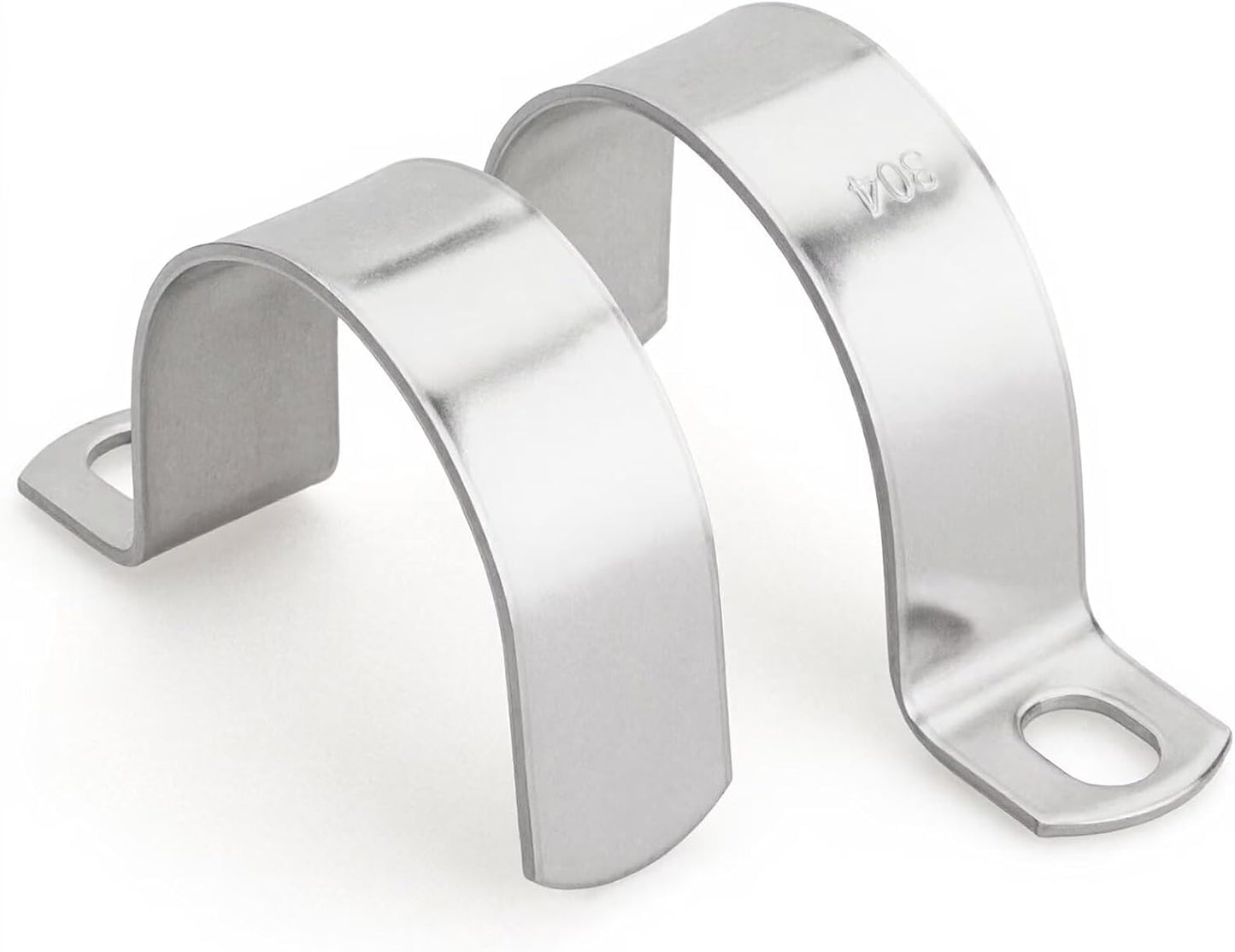 Abrazaderas acero inox 2-3/8 pulg corr. unilaterales EMT PVC