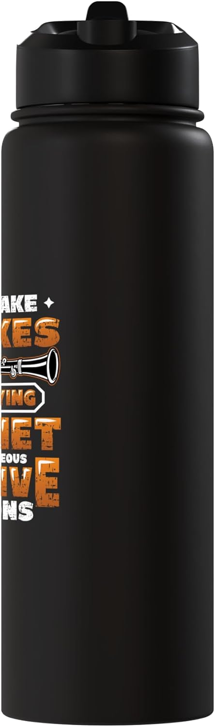 Botella de agua acero inoxidable clarinete para decisiones creativas