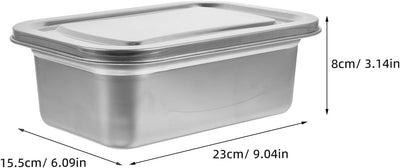 Recipiente helado acero inox 1.7qt con tapa