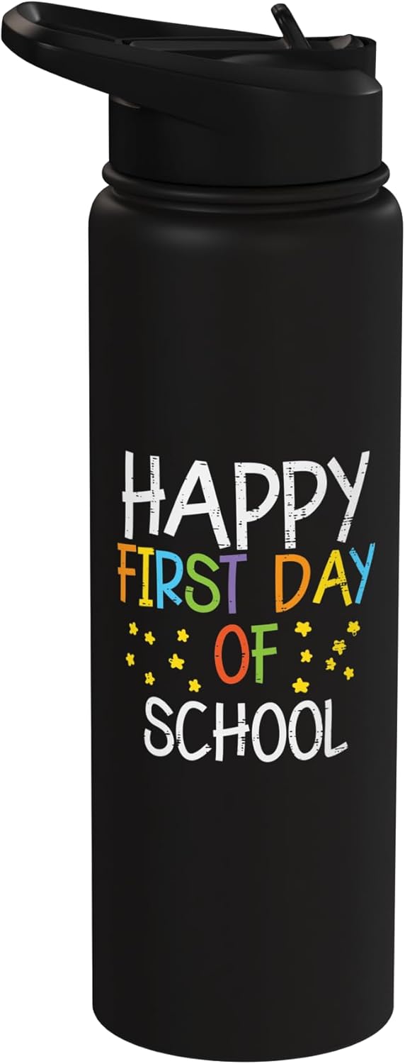 Botella de agua acero inoxidable para escuela con colores
