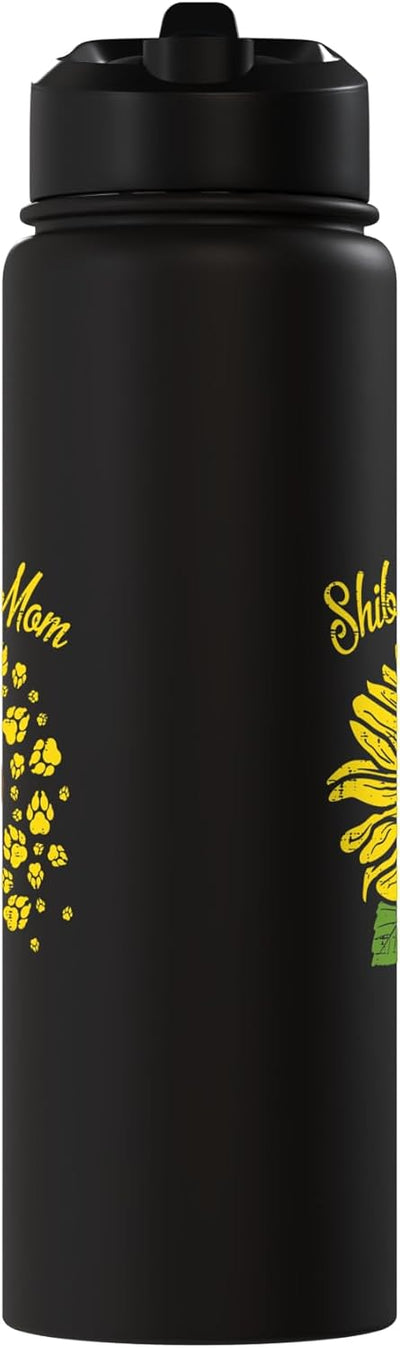 Botella agua acero inox aislada regalo perro Shiba Inu