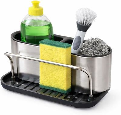 Organizador de fregadero de acero inoxidable para cocina