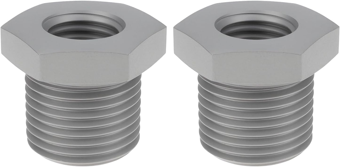 Adaptador reducción M18x1.5 a M12x1.5 2 Pzas