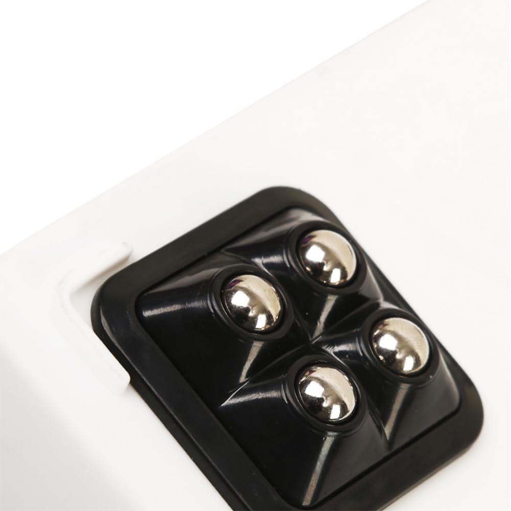 4 Pzas Ruedas Giratorias 360° para Electrodomésticos Negro