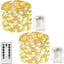 Cadena Luces LED 50 Pzas Impermeable Exteriores Interiores