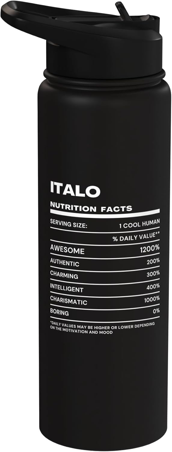 Botella de agua aislada de acero inoxidable Italo