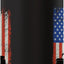 Botella de agua aislada americana de acero inoxidable con bandera USA