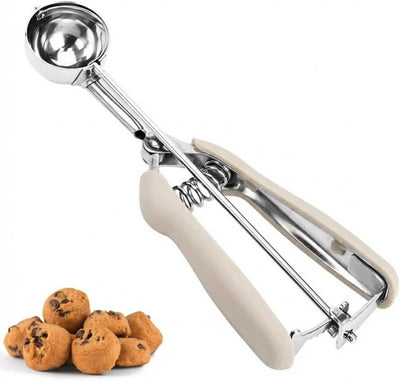 Cuchara galletas acero inox 18/8 con gatillo