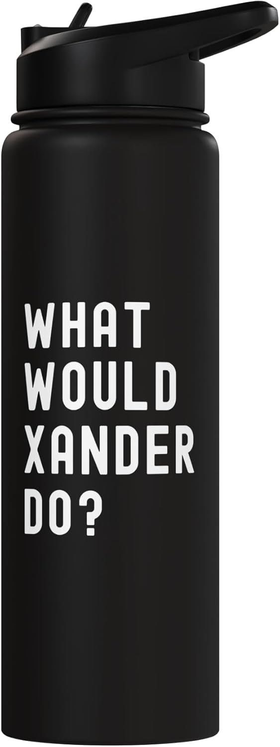 Bottella de agua acero inoxidable aislada What Would Xander Do
