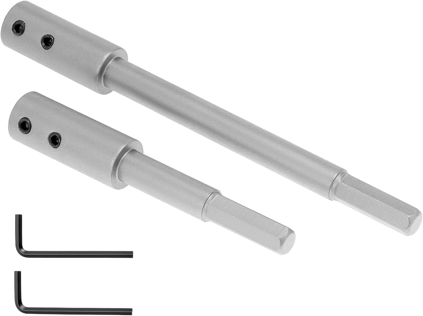 2 Brocas Forstner Extra Largas 4.5y7pulg Comp Eje 3/8
