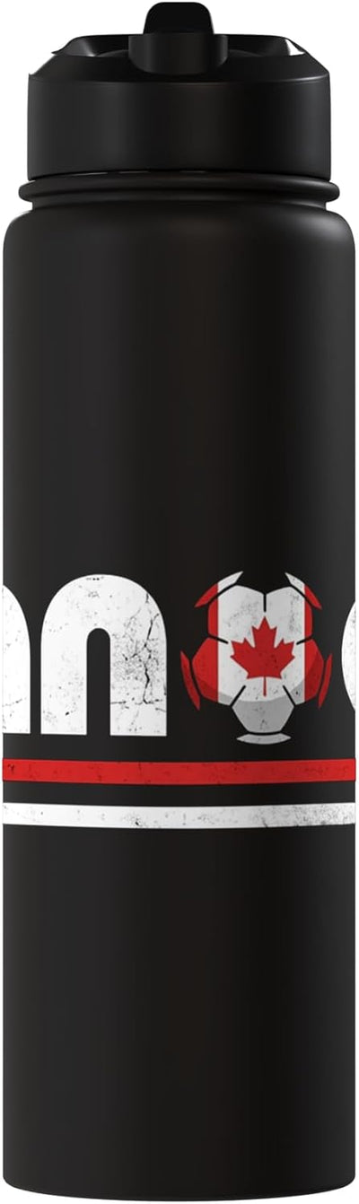 Vaso térmico acero inox bandera Canadá retro
