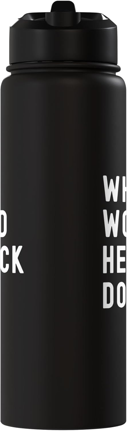 Botella agua acero inox aislada What Would Henrick Do