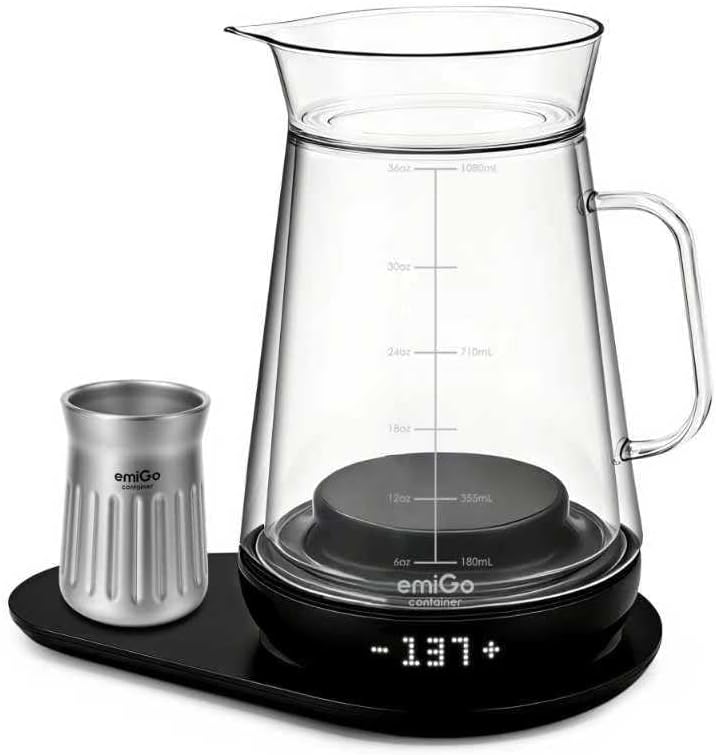 Cafetera inteligente 36oz jarra vidrio Bluetooth