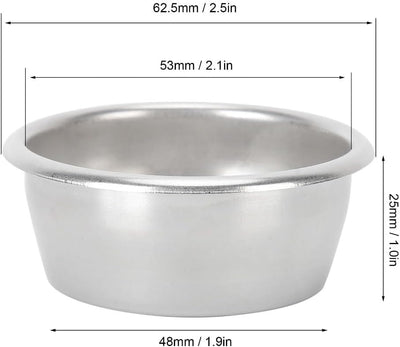 Cesta filtro acero inox 2.087pulg para Breville 870 y La Spaziale