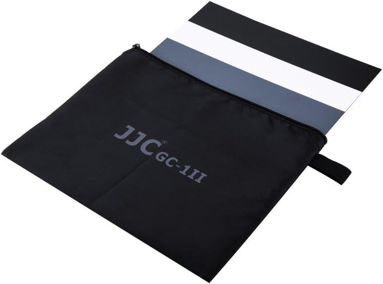 Juego tarjetas balance blanco PVC 10x8pulg gris neutro 18%