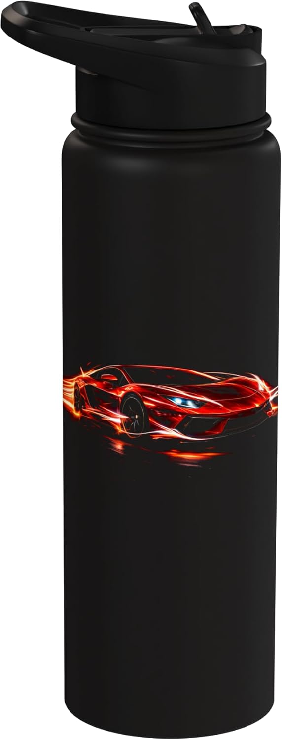 Bottella de agua aislada de acero inoxidable diseño drift