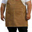 Delantal taller lona talla grande 3 bolsillos