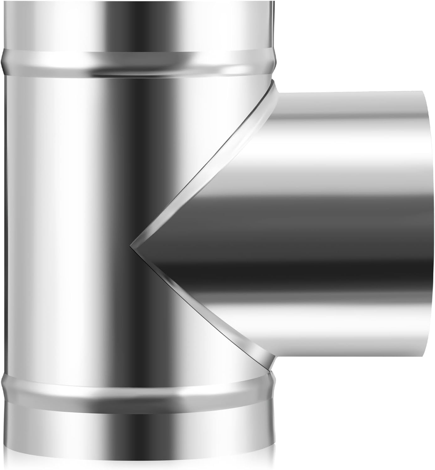 Conector T 4pulg Divisor Conducto Galvanizado Ventilacion