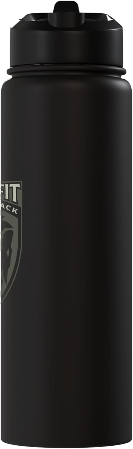 Botella de agua aislada inoxidable Wolfpack