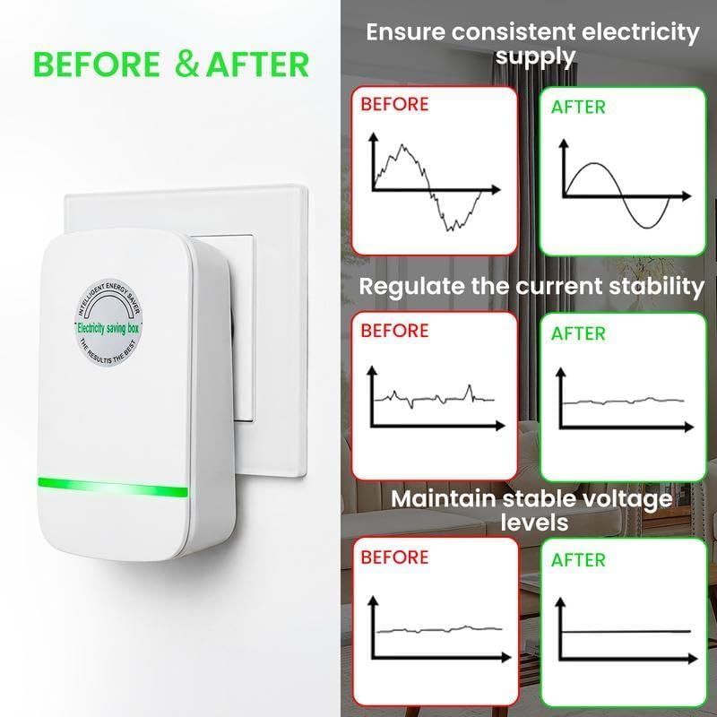 Enchufe inteligente ahorro energía con estabilizador