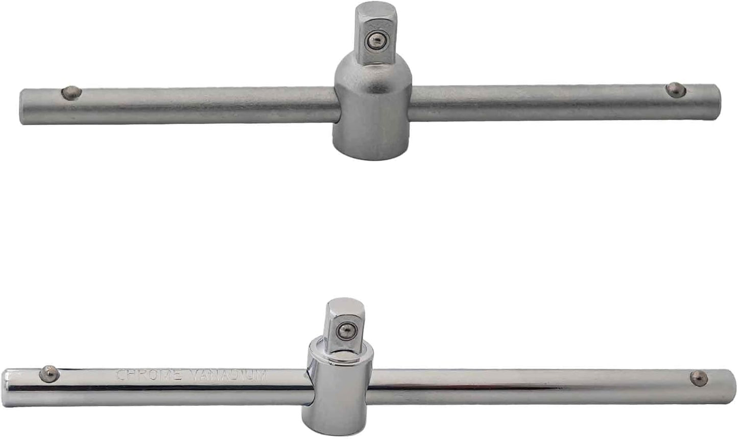 2 Llaves deslizantes T 1/4 y 3/8 pulg acero cromo vanadio