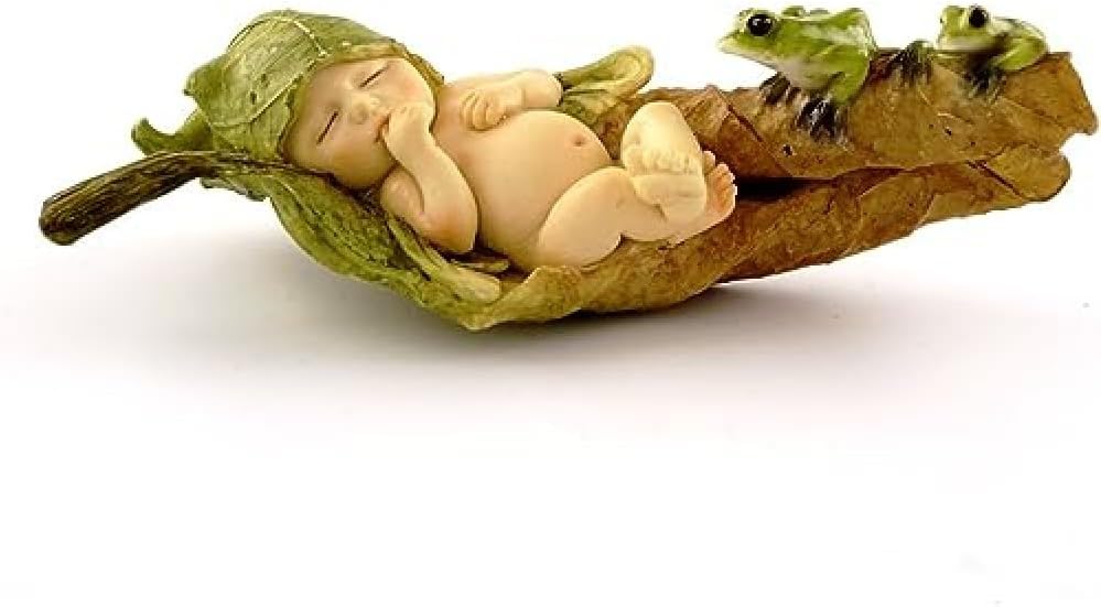 Estatua hadas miniatura para jardín y terrario