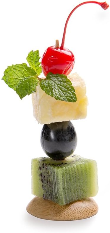 Pinchos bambú 1.5pulg para aperitivos cóctel 100 CT