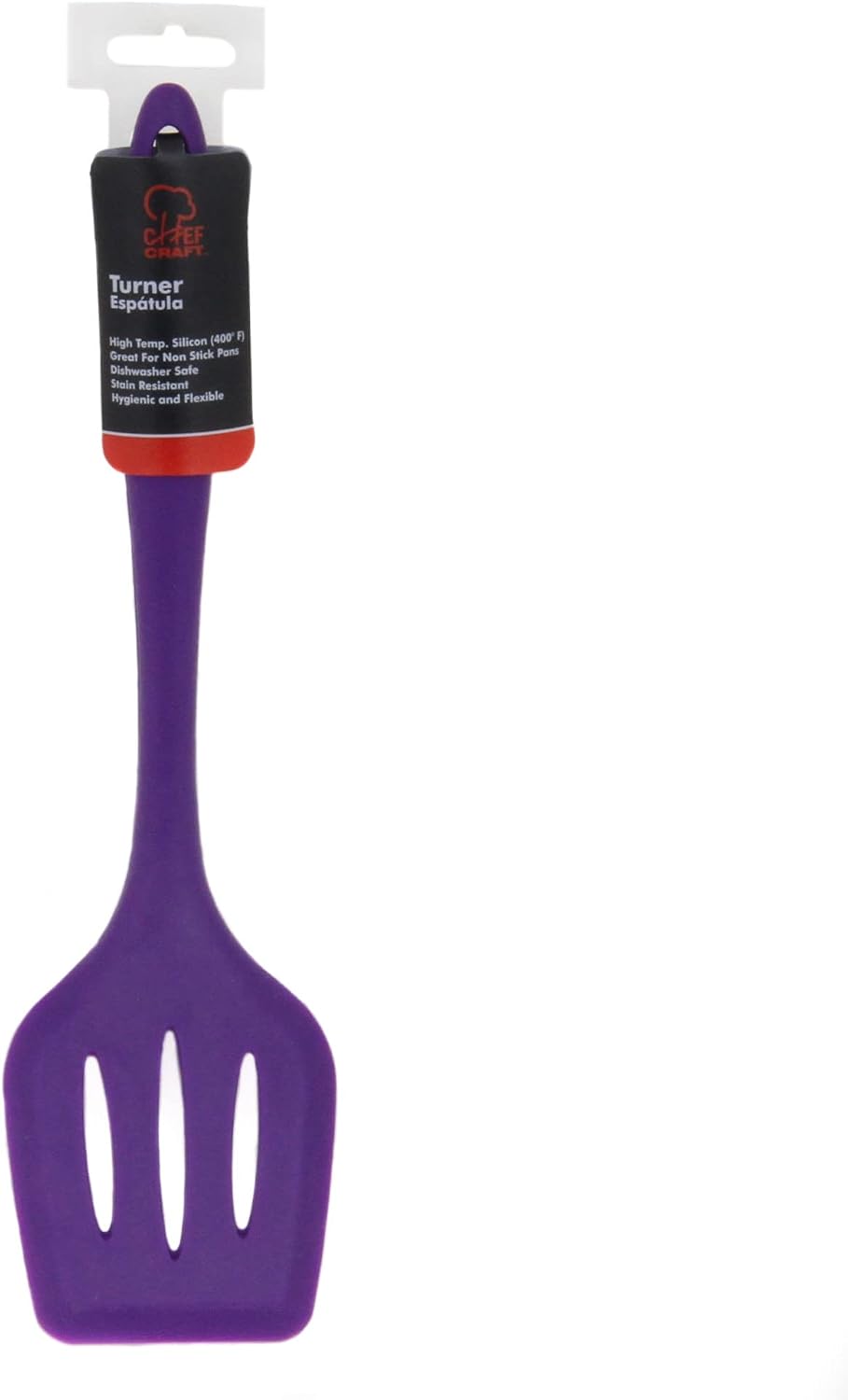Espátula silicona 11.75pulg color morado