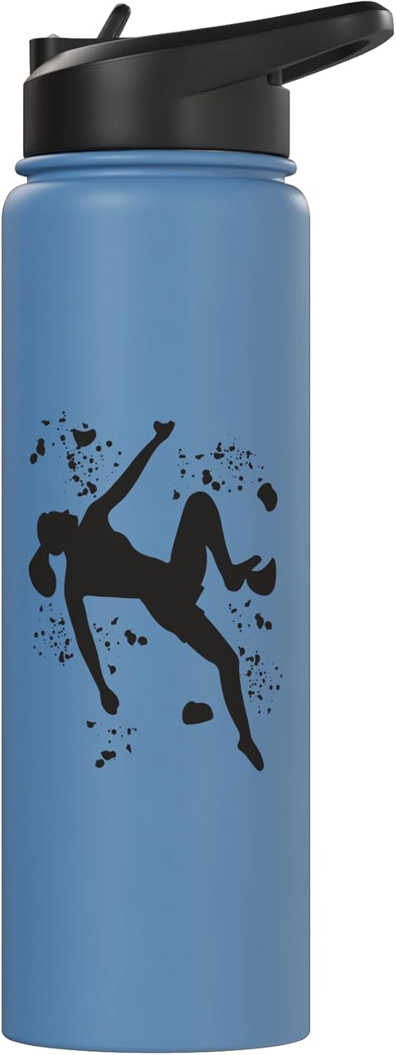 Botella agua acero inox aislada para niños