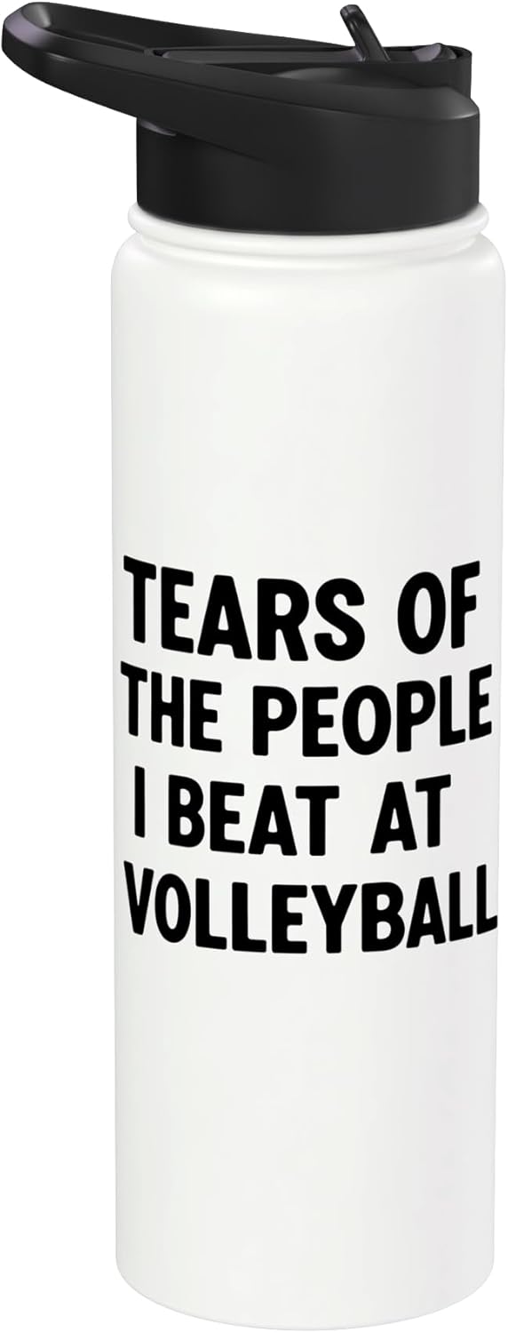 Botella de agua acero inoxidable sin BPA para voleibol