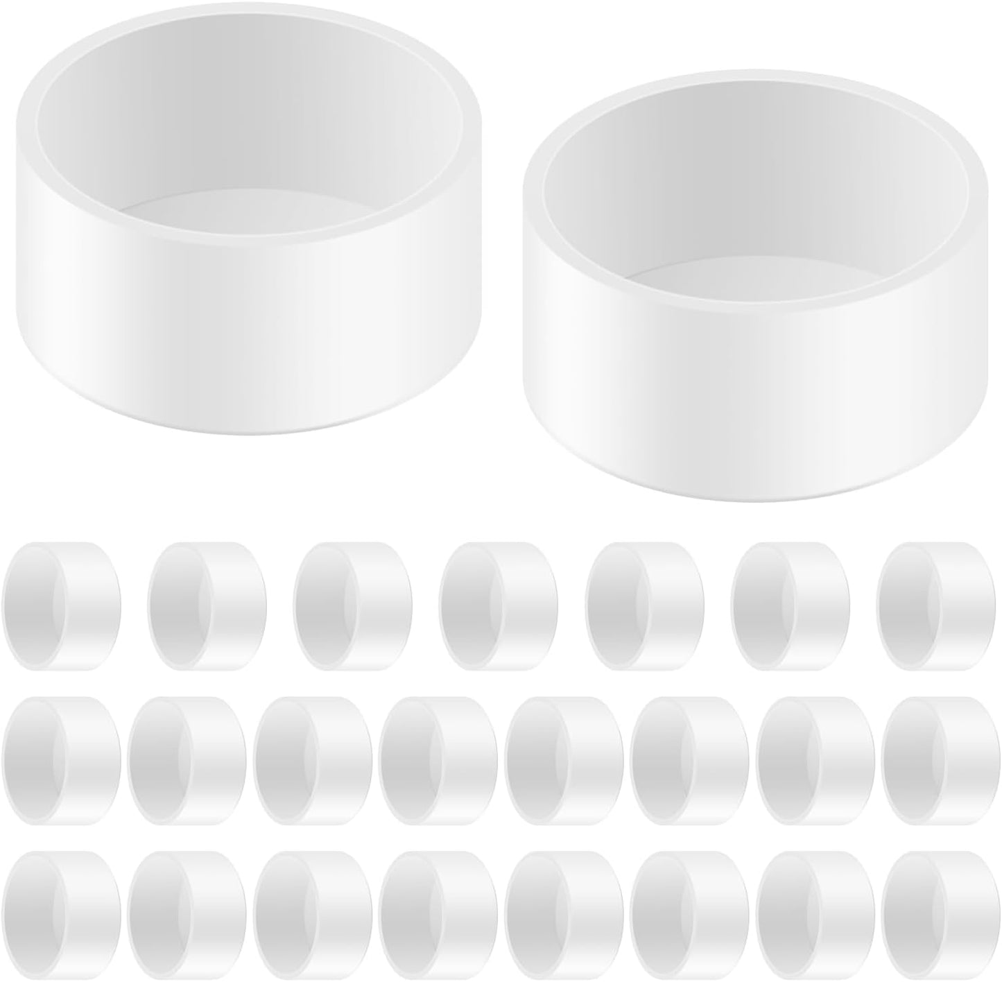 20 Tapas Antiderrap PVC 1pulg para Muebles 1.315pulg