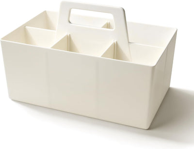 Organizador de cubiertos con asa para cocina, oficina y baño