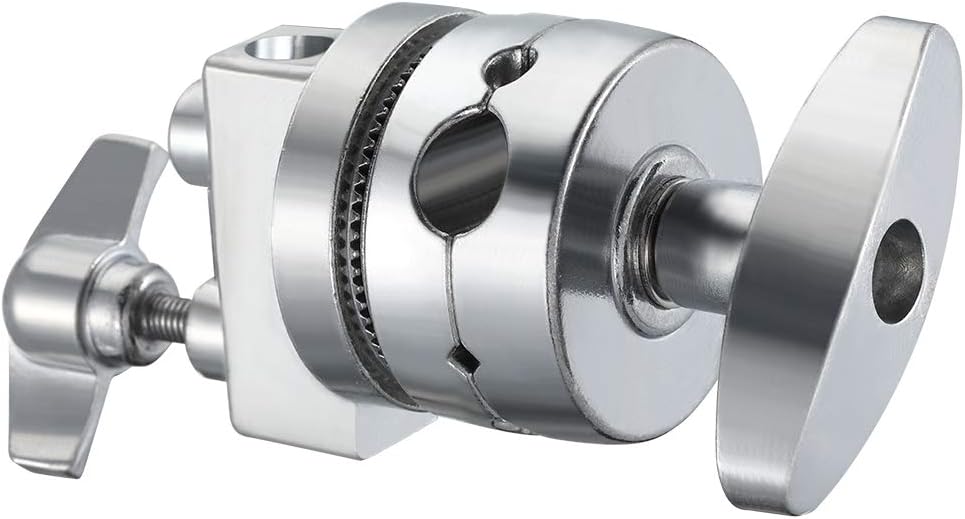 Soporte luz adaptador aluminio 2.5pulg giratorio 1/2 1/4 3/8 5/8