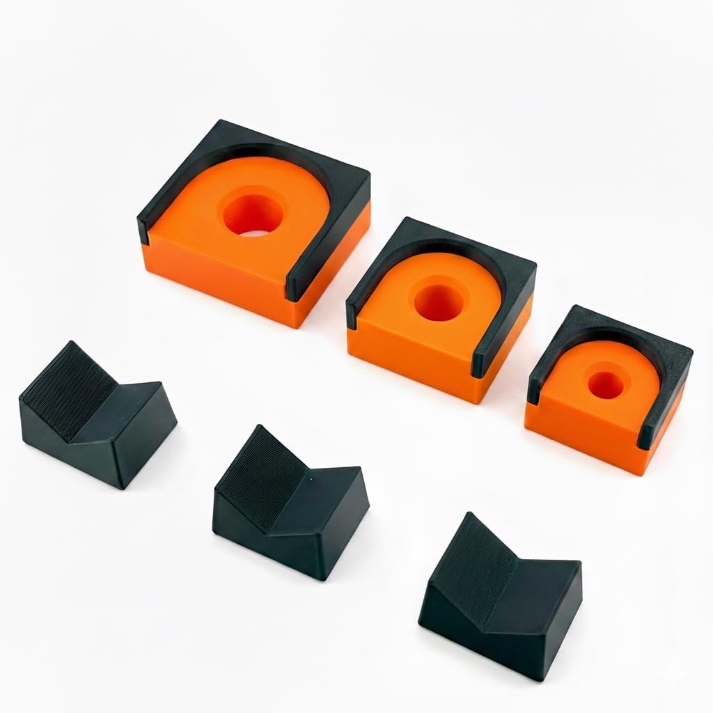Organizador magnético trinquete negro/naranja set 3