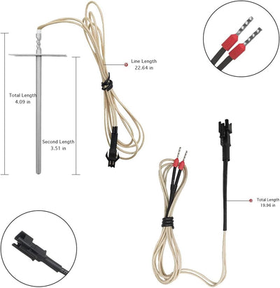 Sensor temperatura RTD repuesto parrilla Pit Boss serie 700 y 820