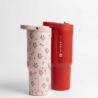 Botella deportiva aluminio 32oz rojo