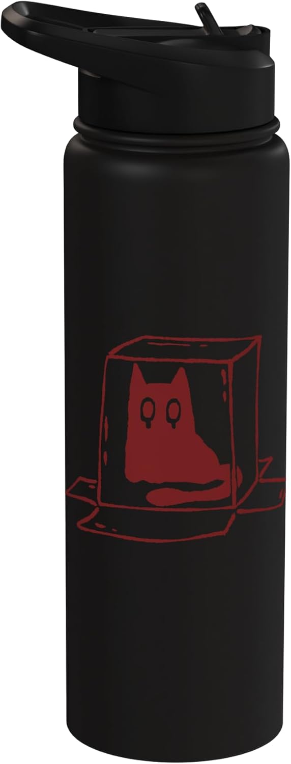 Botella agua acero inox aislada estilo 90s Y2K